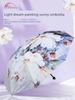 [Light Rain Series] Good Dreams Rain or Shine Umbrella for Women, Sun Protection, Uv Protection, Portable Cartoon Print Umbrella