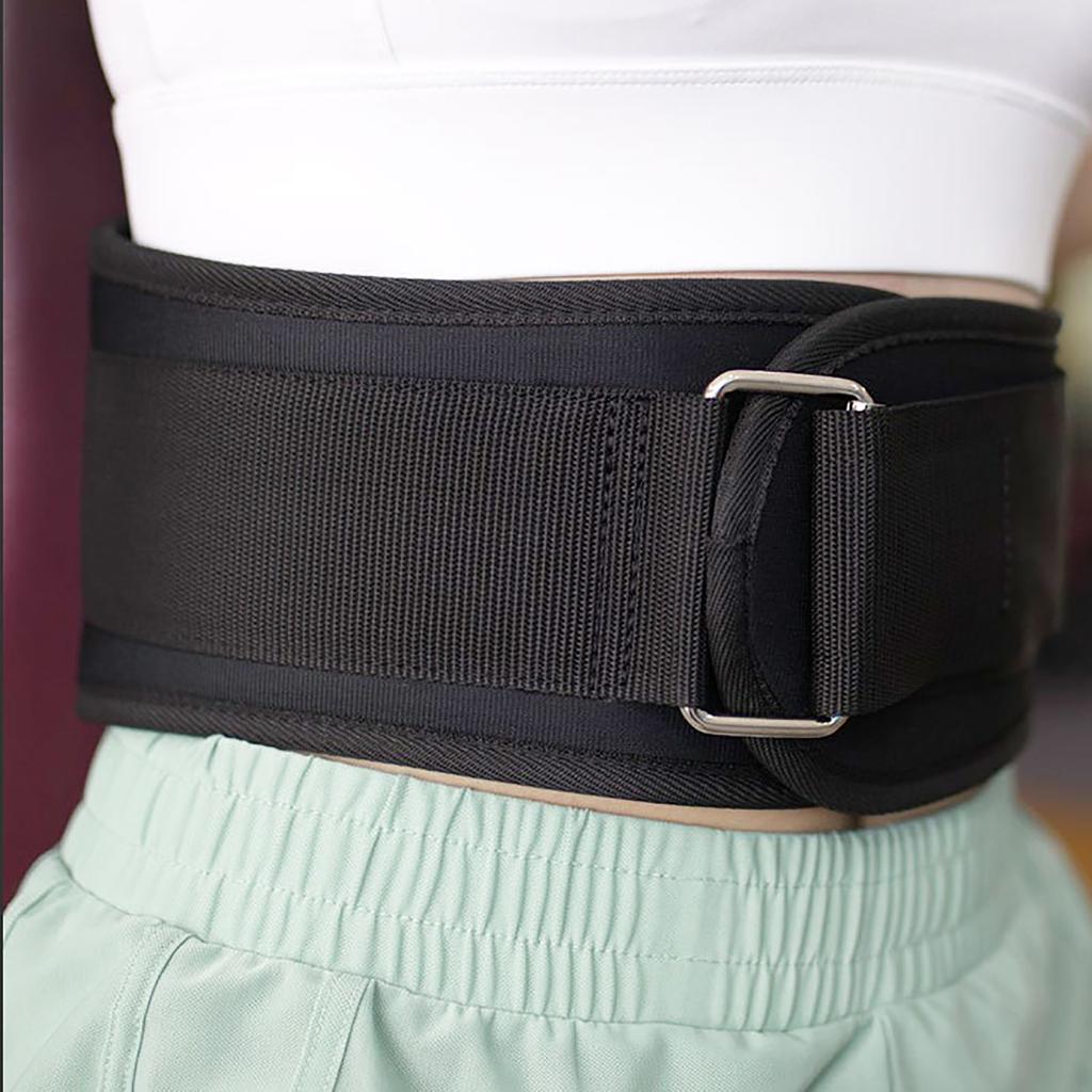 Waist Exercise Belt for Men & Women, Fitness Back Support Belts , Waist Trimmer , Adjustable Waist Trainer , for Daily Life, Workout and More