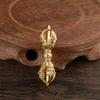 Five-pronged Vajra (5cm) - Copper Vajra - Amulet, Purification, Esoteric Buddhist Ritual Implement, Buddhist Altarware, Miniature Buddhist Implement,