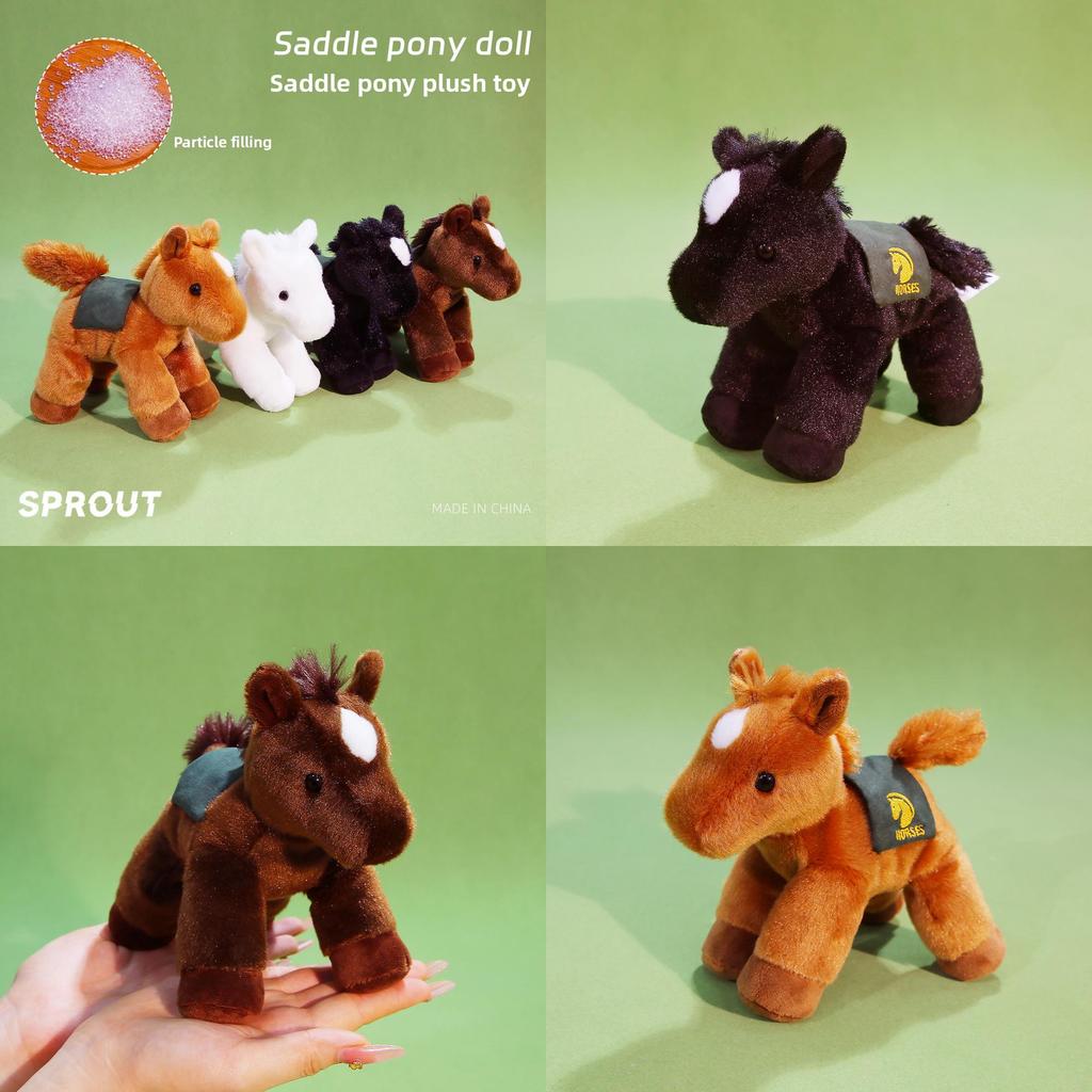 Plush Pony Toy With Soft Polyester Filling Perfect For Kid Birthday Gifts