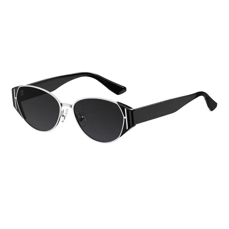 Fashion Sunglasses Female Star Travel Photo Uv Protection Sunshade Trendy Plain Wild Sunglasses