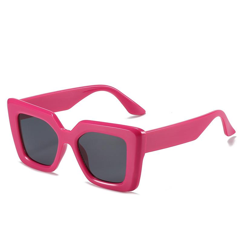 

Коробка Солнцезащитные очки, Желейные очки, Персонализированные Уличные Солнцезащитные очки с Большой Оправой для Женщин Regular