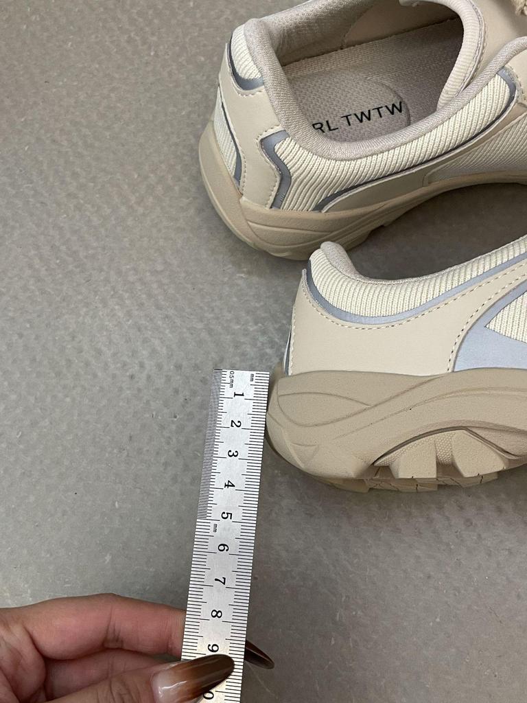 SGIRL TWTW Women's 2025 Autumn Thick-Soled German Trainer: Lightweight, Versatile, Comfortable Casual Fashion Sneakers