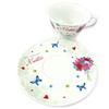 Les Trésors De Lily [K3489] - Porcelain Cup 'Romantic Bouquet' Just For You Mother - 120x65 Mm