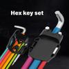 Professional Hex Key Set Wrench Set Inch Wrench L Wrench Key Size Key For Machinery Automotive Repair
