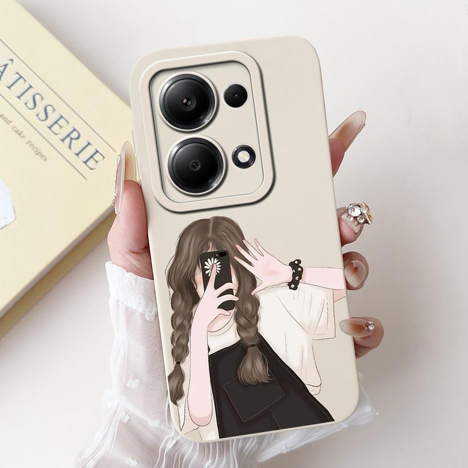 For Xiaomi Redmi Note 13 4G Case Note13 Pro Cute Fashion Candy Painted Cover Soft TPU Phone Case For Redmi Note 13 Pro Plus Bags