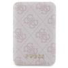 Zestaw Guess Gubpm5P15L4Gemgp Iphone15 Pro 6.1 Hardcase + Powerbank 5000Mah Magsafe Różowy/Pink 4G Metal Logo