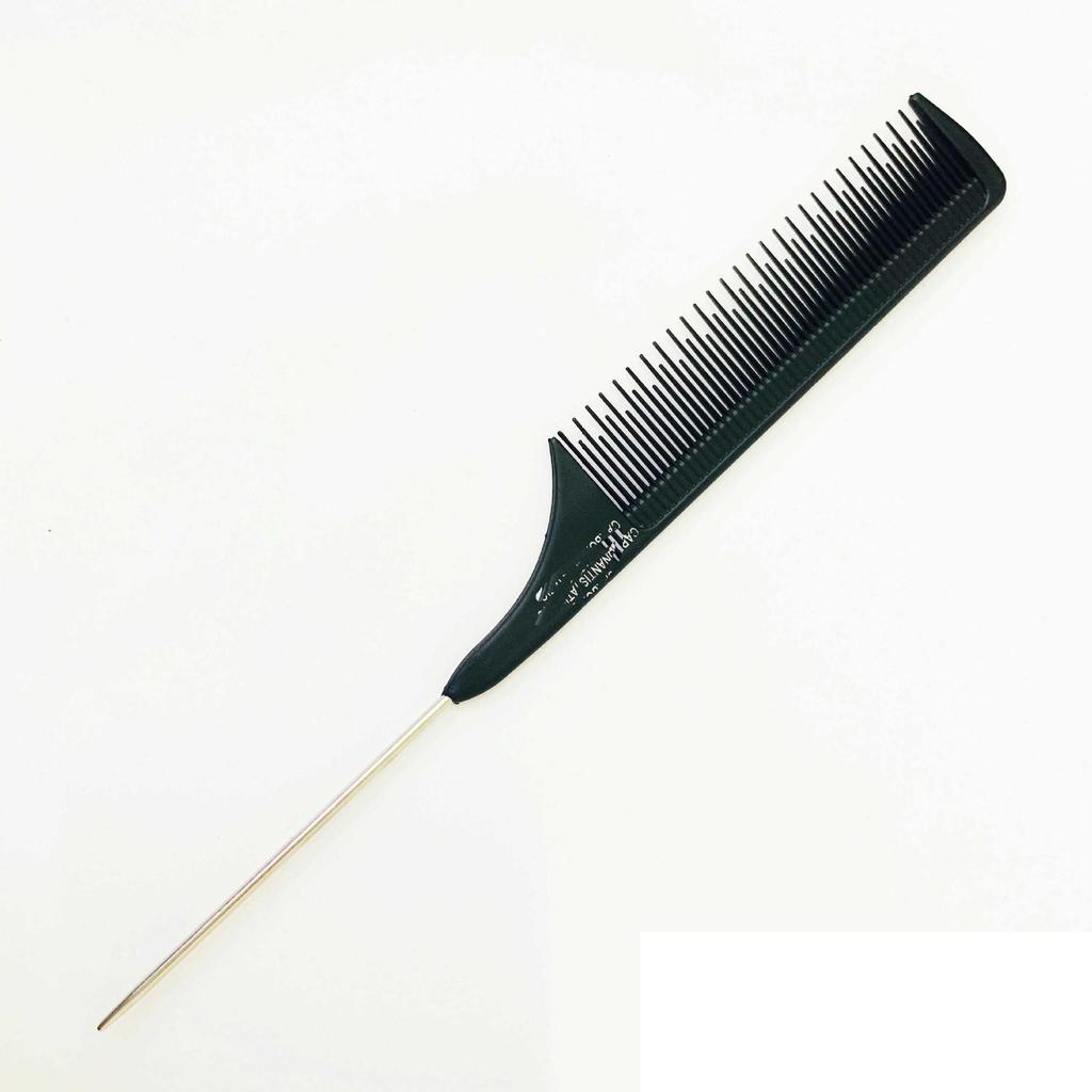 Tony Guy Steel Needle Hairdressing Comb Set: High & Low Tooth, Hook, and Pick Comb for Photo Studio Use