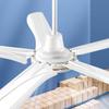 Diamond Brand Ceiling Fan For Home Living Room Iron Leaf Dormitory Industrial Hanging Electric Fan Dining Room Sound Light Strong Wind 4856-Inch