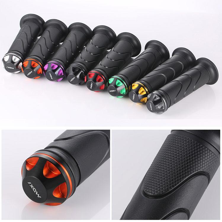 

1 пара мотоцикл ручек руля дроссельной заслонки ручки противоскользящей ручки украшение модифицированные части для скутера