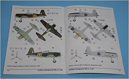 Drawnings 1/48 Vultee Vanguard Mk.1/J10 Plastic Model Kit DWS48050