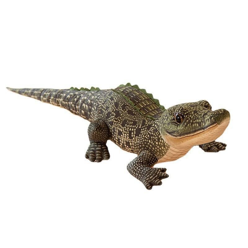Emulational Plush Crocodile Toy Animal Stuffed Doll Cartoon Decoration Gift Kids