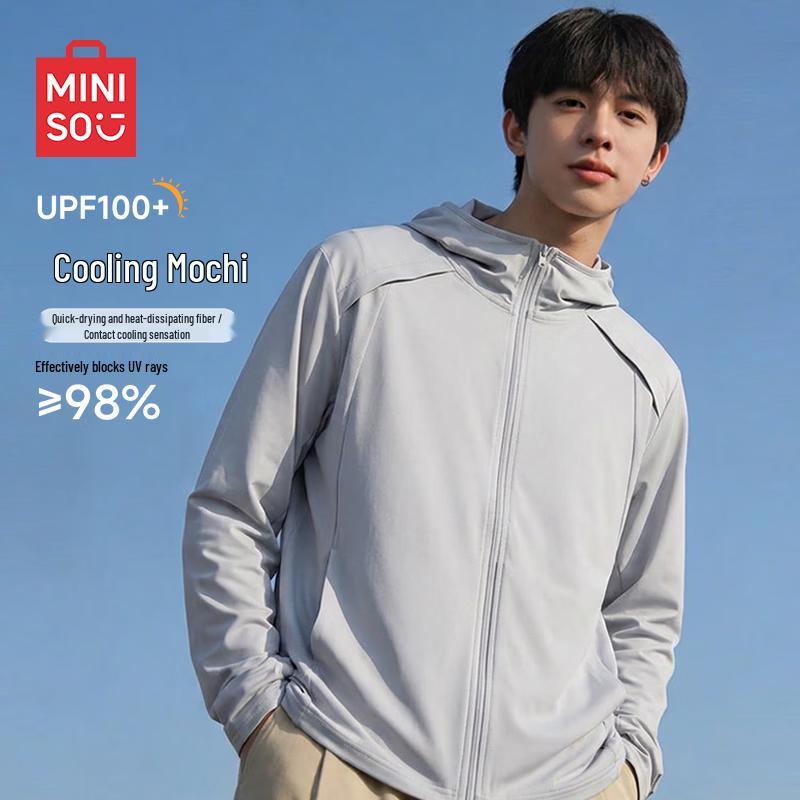MINISO Men s Hooded Sun Protection Jacket 4XL