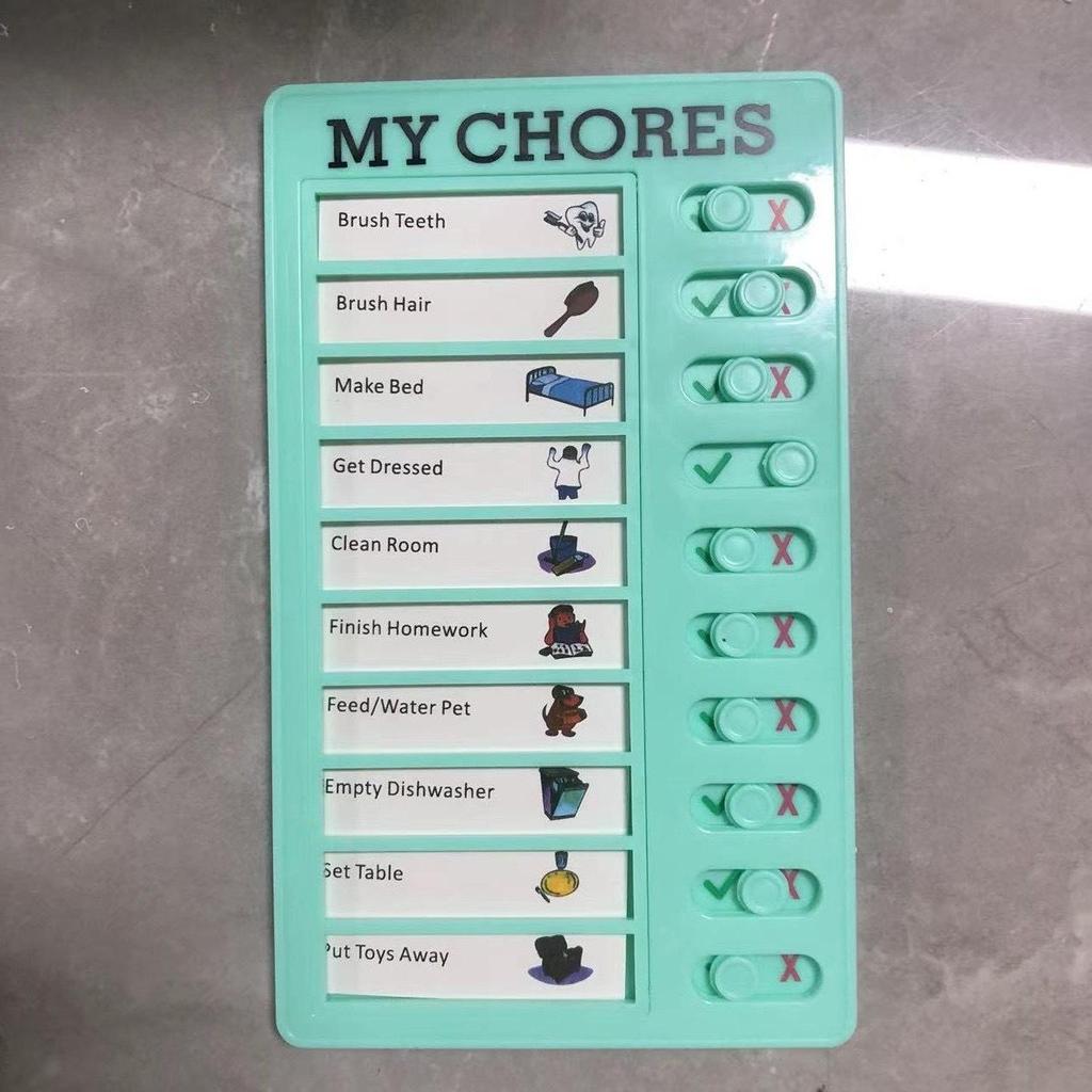 Children's Weekly Self-Discipline Planner for Elementary Students