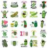 50PCS Cartoon Pickle Stickers - Waterproof Decor for Luggage, Notebook & Guitar AnimeWorlds Store
