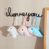 Dolphin & Whale Plush Toy Shark Plushie Keychain Bag Pendant for Girls
