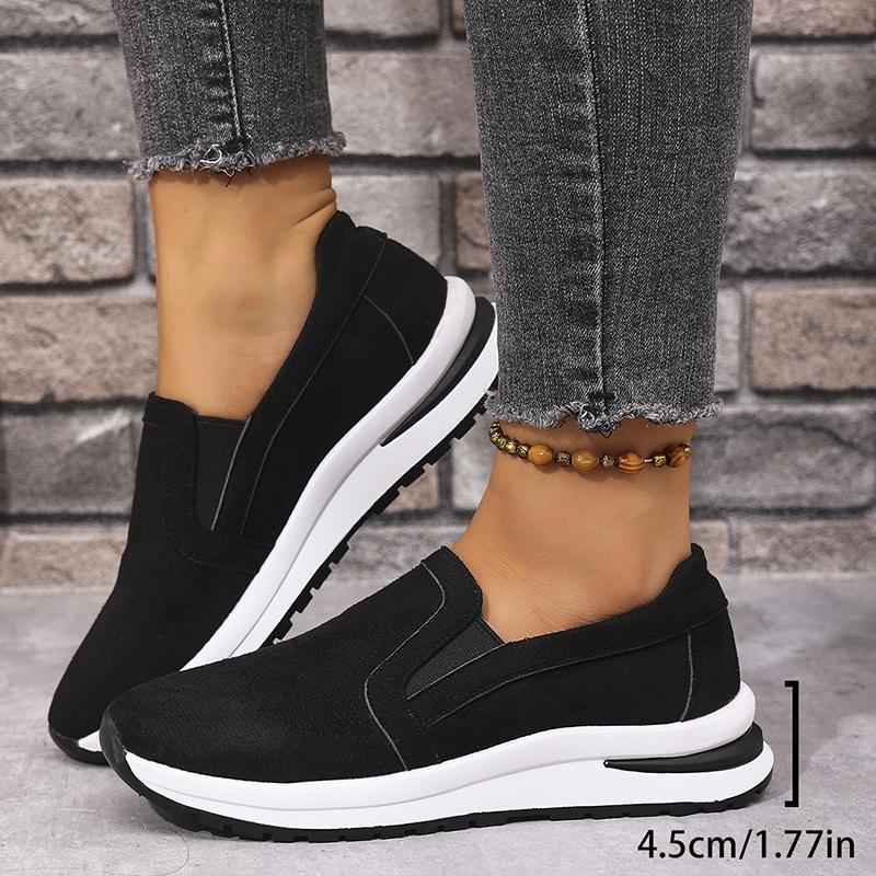 Fashion Casual Slip On Platform Sneakers for Women Lightweight Breathable Walking Shoes Woman Comfort Thick Sole Non Slip Sports Shoes