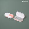 Portable 4/6 Grids Travel Pill Case with Pill Cutter Organizer Pill Box Medicine Storage Container Drug Tablet Plastic Pillboxes