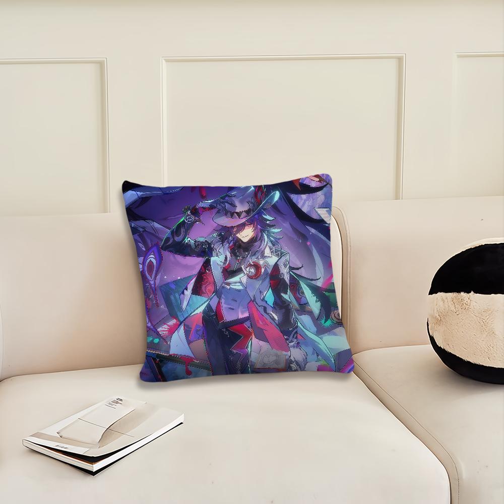 Game Honkai Star Rail Ashveil Cushion Cover Pillow Cover Decoration Room Home Sofa Living Office Car Nordic Simplicity