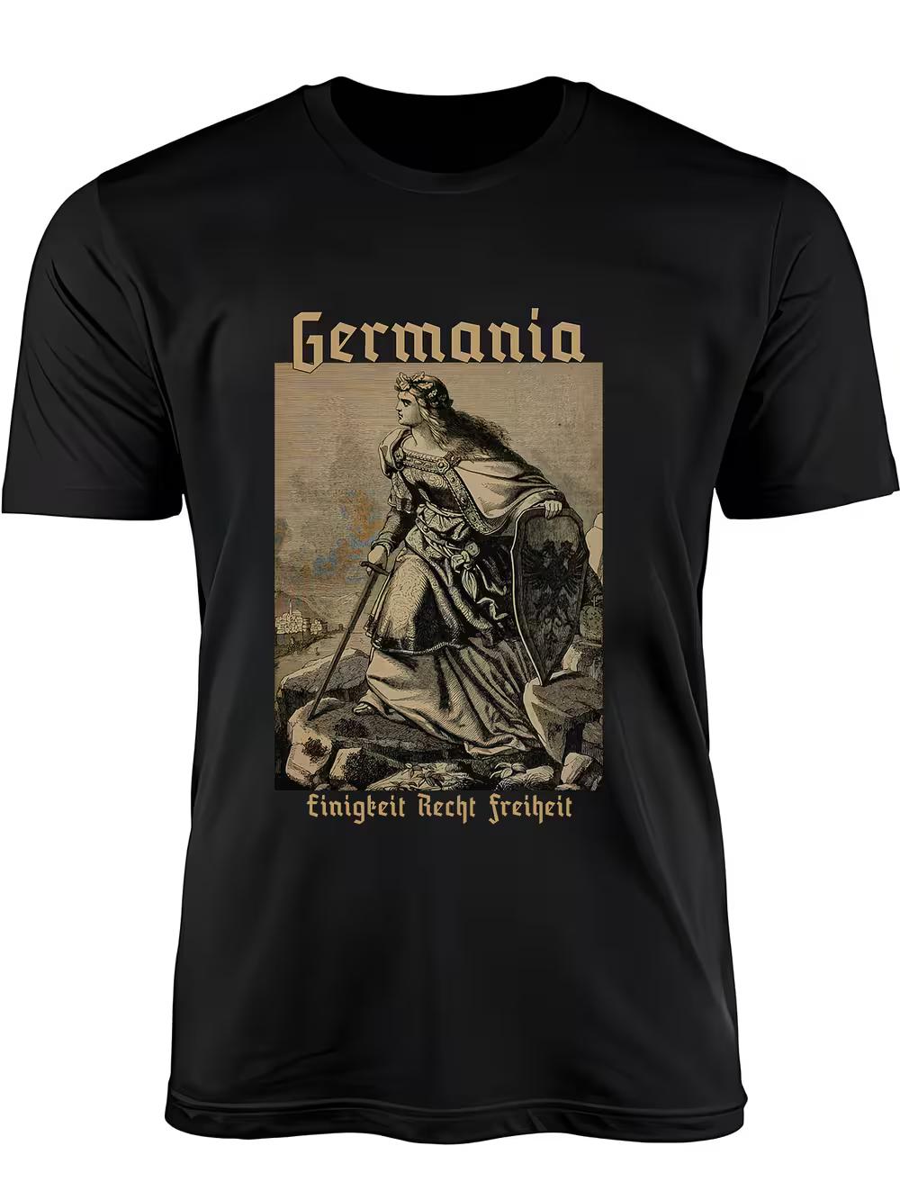 German History T-Shirt - A Design Celebrating German Pride XXXXL