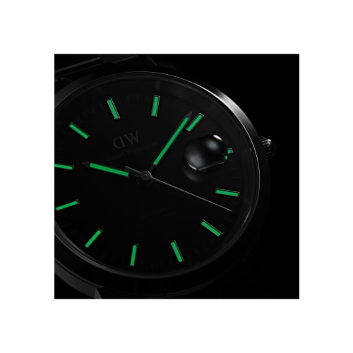 [Official Shop/2-Year Warranty/Official Import] Daniel Wellington DW Men's Iconic Link Automatic 40mm Watch, Stylish and Popular for Business, Self-Wi