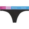 Braga tanga ajustada con estampado de logo para mujer Ropa interior Negra QF7255-001