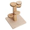 Hamster Climbing Platform Wooden Hamster Cage Playground for Small Pets to Chew Play
