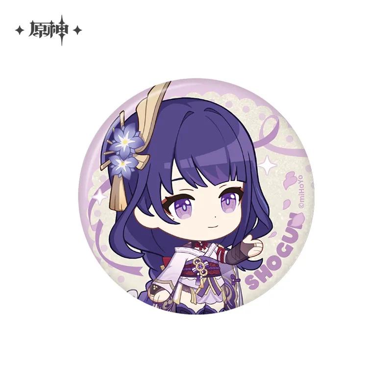 Sunsyea Genshin Impact Official Merch miHoYo Original Authentic XLSY Theme Series Badge Furina Neuvillette Klee Zhongli