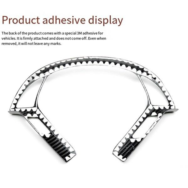 

Carbon Fiber Steering Wheel Trim Strip, 1 Piece, Color: As Shown - Suitable for Steering Wheel Frames None