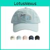 Cotton Baseball Cap With Embroidered Letters For Casual Streetwear Men Women