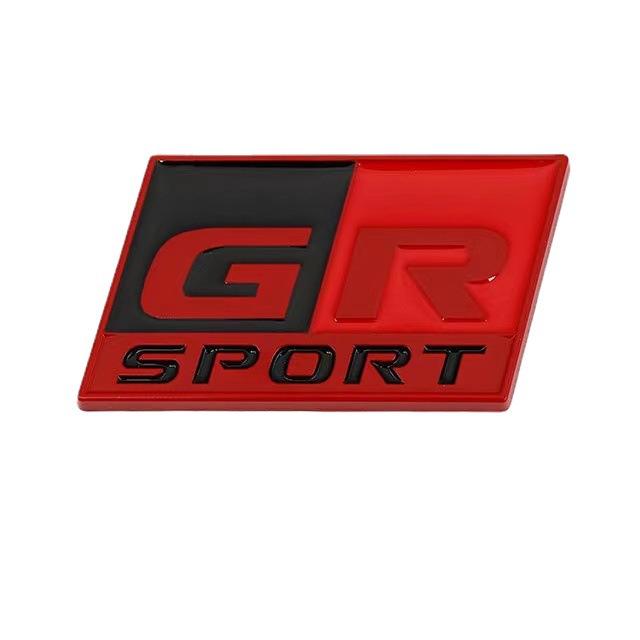 Kompatibel mit Toyota-Modifikationen: GR, GRSPORT, GRMN Metallaufkleber, Heckembleme und individuelle Felgen.