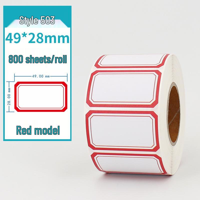 Handwritten Peel-Off Self-Adhesive Label Stickers with Free Shipping