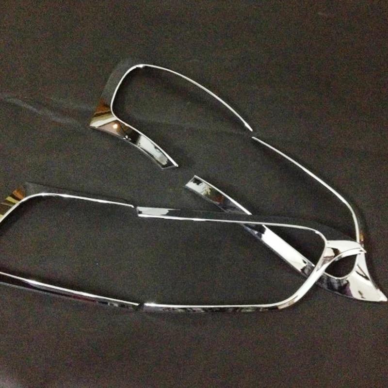 2014 2015 2016 2017 2018 For Jeep Cherokee KL Car ABS Chrome Tail Rear Lamp Light Frame Cover Trim Stickers Accessories 4 Pieces