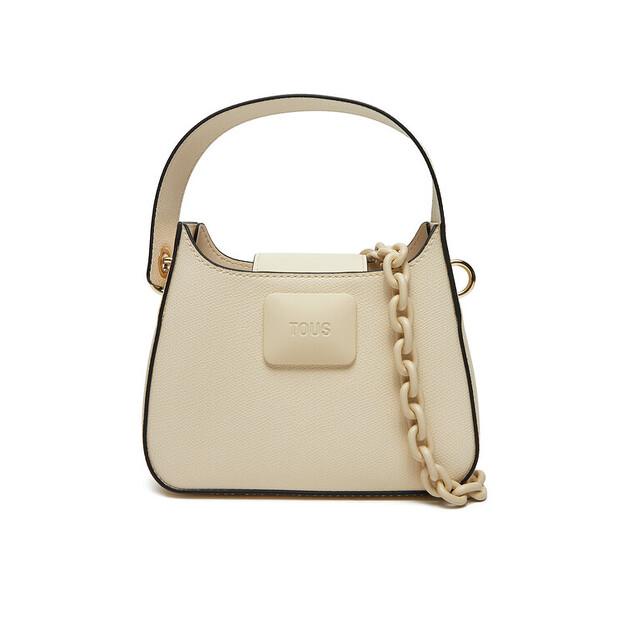TOUS Mini Shoulder Bag T Lucia 2002039501 Light Beige