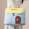 House Shape Makeup Bag Cute Cosmetic Storage Case with Top Handle Travel