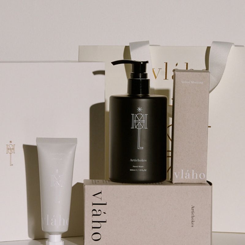 

vlaho perfume hand care set Velvet Morning Hand cream