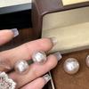 Sugar Cube Home S999 Sterling Silver Gentle Manta Rose Pearl Stud Earrings Light Luxury Earrings Earrings 2025
