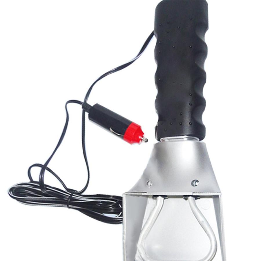 12V Podgrzewana Zimowa Szczotka do Śniegu i Lodu z Łopatką Elektryczny Skrobak do Śniegu i Lodu