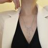 Cold Wind Liquid Water Drop Lava Necklace Women's Light Luxury Niche Ins Trendy Hip Hop Sweater Chain Spice Girl Accessories