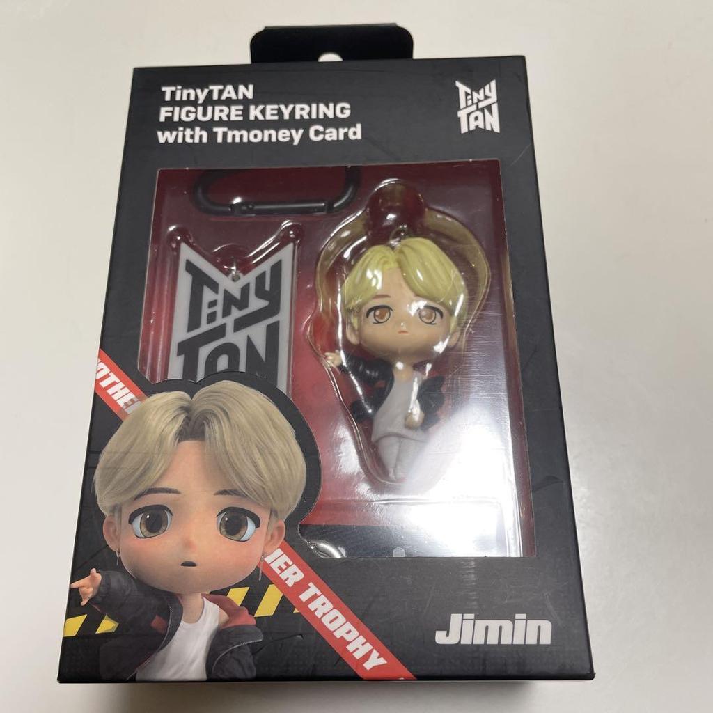 [USED] TinyTAN Jimin Figure Keychain Tmoney Card
