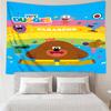 Bee's Rainbow Adventure Tapestry Hanging for Bedroom,Livingroom, Playroom,Decor Art Room Wall Tapestry Holiday and Birthday Gifts