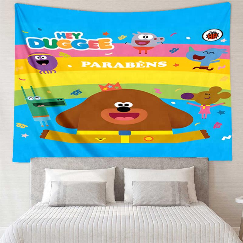 Bee's Rainbow Adventure Tapestry Hanging for Bedroom,Livingroom, Playroom,Decor Art Room Wall Tapestry Holiday and Birthday Gifts