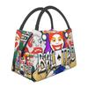 Balatro Playing Card Jocker Lusty Joker Lunch Bag for Women Picnic Storage Food Boxes Container Cooler Thermal Lunch Box Tote