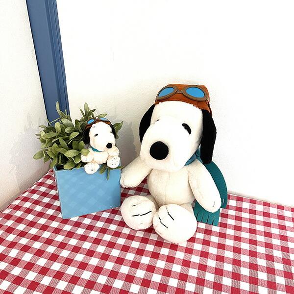 スヌーピー ぬいぐるみ フライング・エース M インテリア マスコット 人形