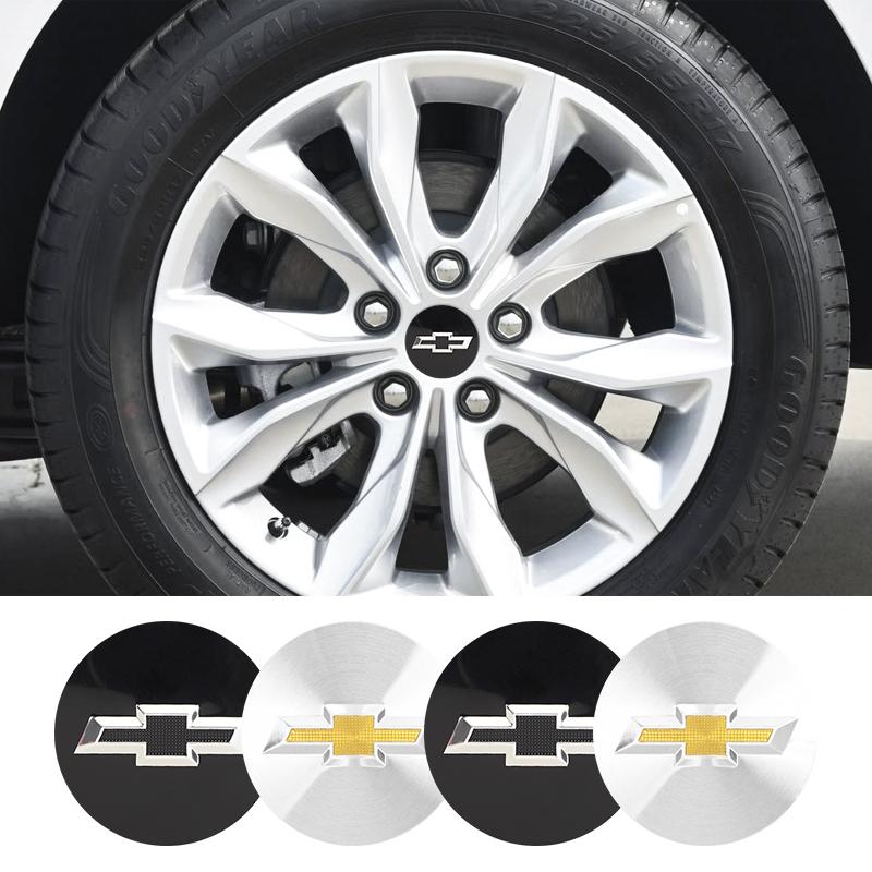 4pcs 52mm 58mm 82mm Car Wheel Rims Center Hub Caps Cover For Chevrolet Cruze Sonic Silverado Camaro Captiva Equinox Trailblazer gjfp57