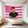 Pink American Flags Tapestry A-Dennis Whitaker Flag Suitable For Party Indoor Wall Decor Backdrop Cloth Room Decor Banners Gifts