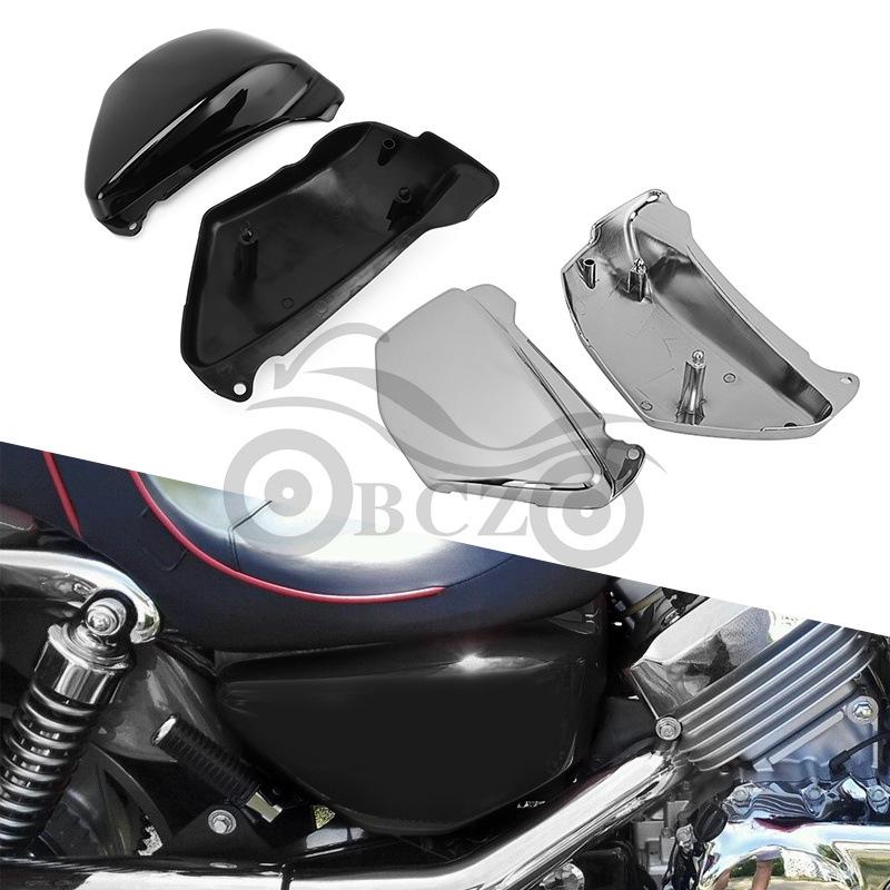 Universal Side Battery Cover for Motorcycle Magna VF750 (1994-2004) Black