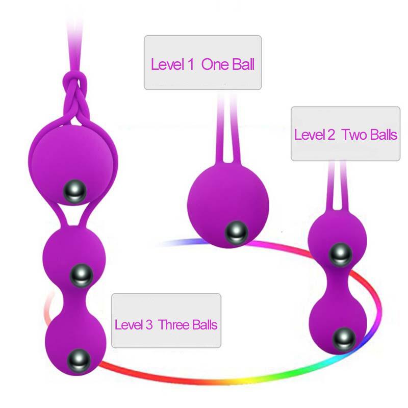 Safe Silicone Vagina Balls Vibrators for Women Sexy Toys Kegel Balls Ben Wa   Balls Vagina Tighten Exercise Sex Toys for Womams