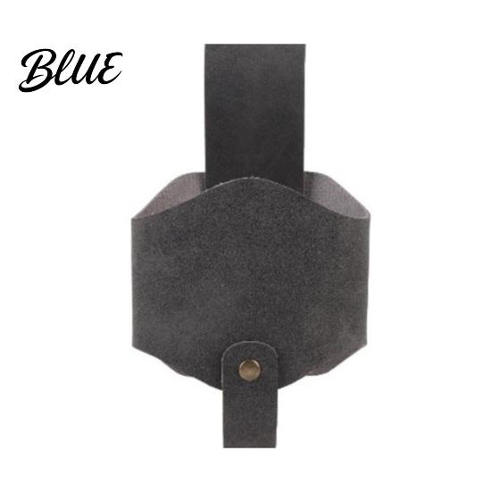 Portable Beverage Waist Hands Free Drink PU Holder Pouch Hanging Leather Holster Holder Belt Clip Pouch for Hiking Camping
