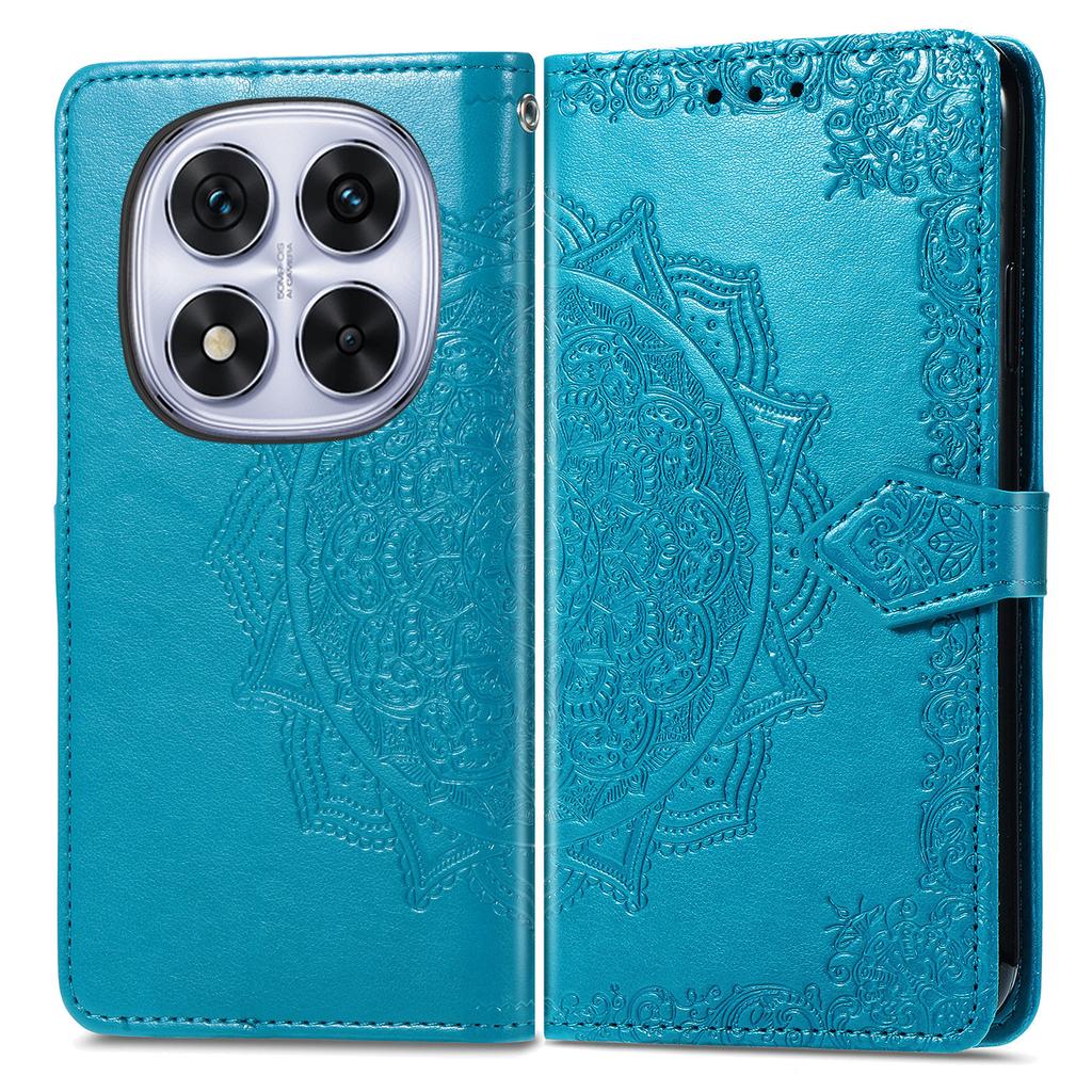 For Xiaomi Poco M8 Pro 5G/Redmi Note 15 Pro+ 5G (Global) Case Wallet Mandala Flower Leather Phone Cover Stand View